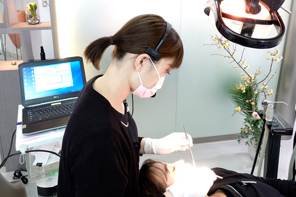 歯周精密検査 ペリオナビ測定